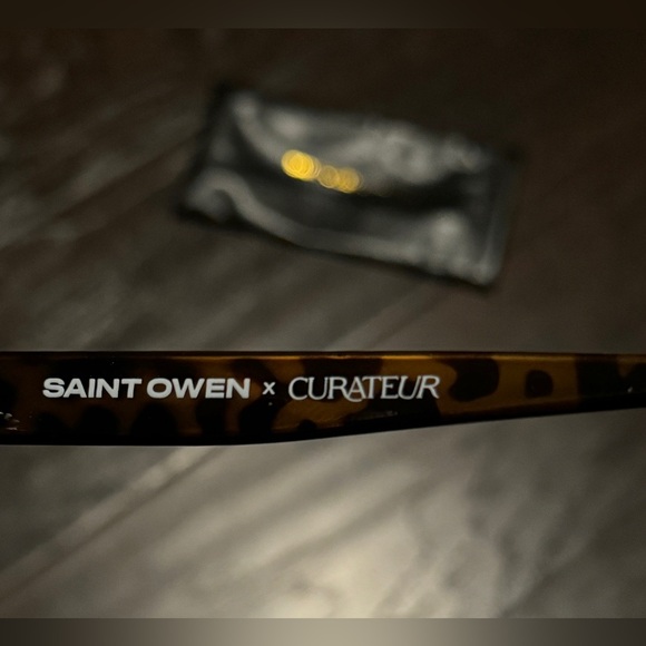 😎 NWOT! Saint Owen x Curateur Tortoise Sunglasses - Picture 12 of 14